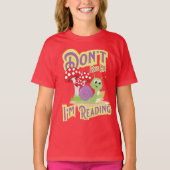 Bug mich nicht, ich lese Niedliche Schnecke T-Shirt (Vorderseite)
