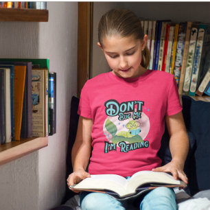 Bug mich nicht, ich lese Niedlichen Raupe T - Shir T-Shirt