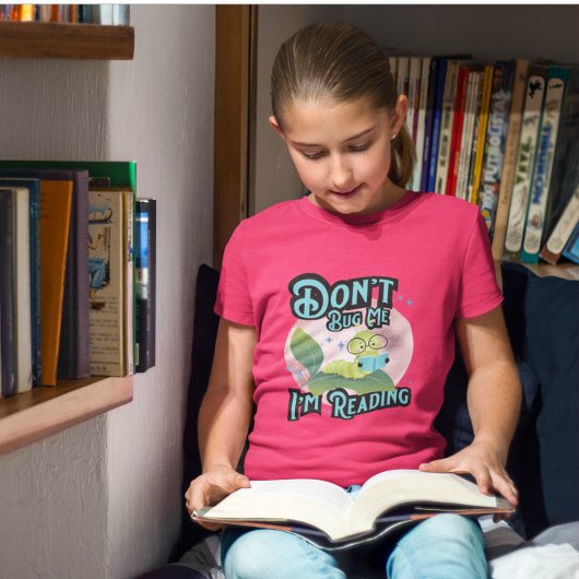 Bug mich nicht, ich lese Niedlichen Raupe T - Shir T-Shirt