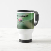 Bug mit Attitude Nature Foto Niedlich Travel Mug Reisebecher (VorderseiteRechts)