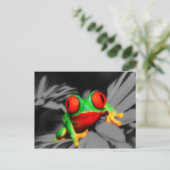 Bug-Mit Augen Frog Postkarte (Stehend Vorderseite)