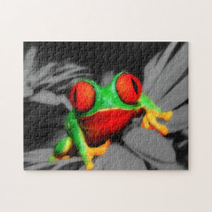 Bug-Mit Augen Frog Puzzle