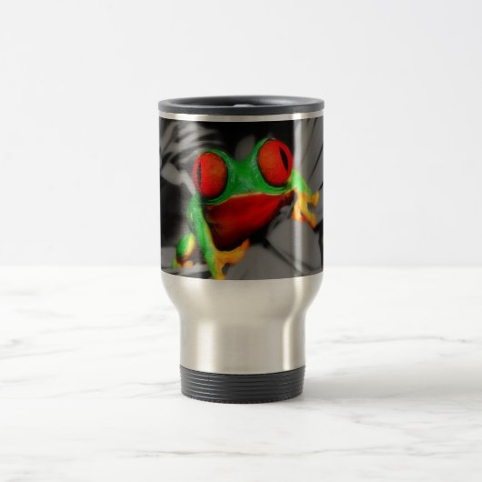 Bug-Mit Augen Frog Reisebecher (Mittel)