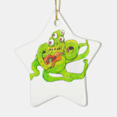 Bug Mit Augen Monster Plays Guitar Keramik Ornament (Links)