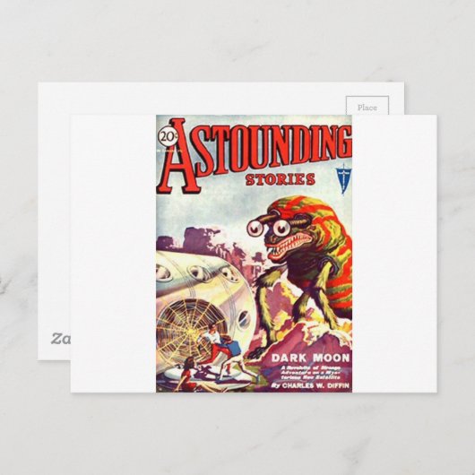 Bug Mit Augen Monster Postkarte (Vorne/Hinten)