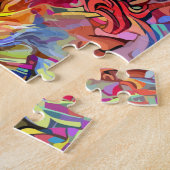 Bug-mit Augen Regenbogenkatze Puzzle (Seite)