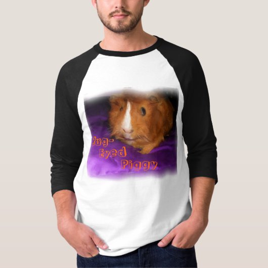 Bug-Mit Augen Schweine-Guinea Shirts (Vorderseite)