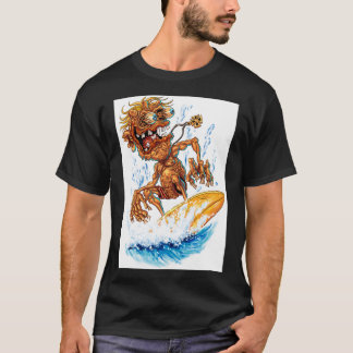 Bug Mit Augen Surf Monster T-Shirt