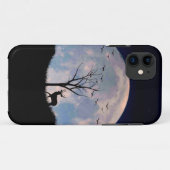 Bug mit Big Rack gegen Vollmond Case-Mate iPhone Hülle (Rückseite (Horizontal))