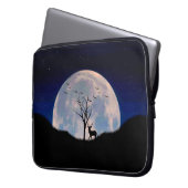 Bug mit Big Rack gegen Vollmond Laptopschutzhülle (Vorderseite Links)