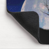 Bug mit Big Rack gegen Vollmond Mousepad (Ecke)