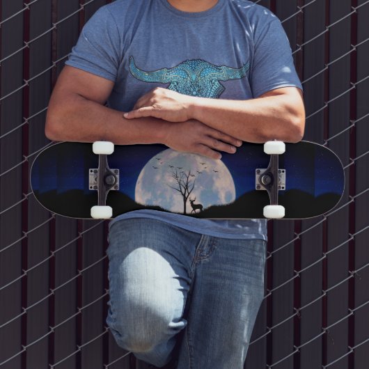 Bug mit Big Rack gegen Vollmond Skateboard (Außenbereich 3)