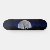 Bug mit Big Rack gegen Vollmond Skateboard (Horizontal)