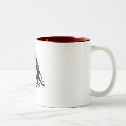 Bug Mug Zweifarbige Tasse (Rechts)
