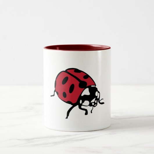 Bug Mug Zweifarbige Tasse (Mittel)