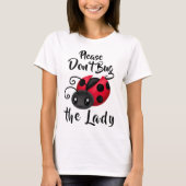 Bug nicht die Lady Kawaii Ladybug T-Shirt (Vorderseite)