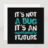 Bug Nicht dokumentiertes Feature Programmer Coder  Einladung (Vorne/Hinten)