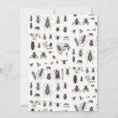 Bug oder Insektenthema Geburtstagsparty (Rückseite)