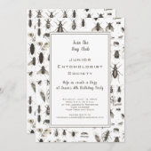 Bug oder Insektenthema Geburtstagsparty (Vorne/Hinten)