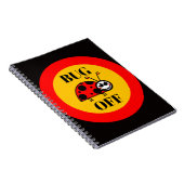 Bug Off Notizbuch Notizblock (Rechte Seite)