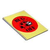 Bug Off Notizbuch Notizblock (Rechte Seite)