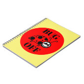 Bug Off Notizbuch Notizblock (Linke Seite)