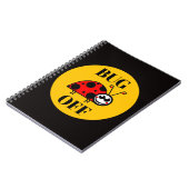 Bug Off Notizbuch Notizblock (Linke Seite)