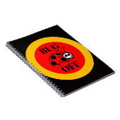 Bug Off Notizbuch Notizblock (Rechte Seite)