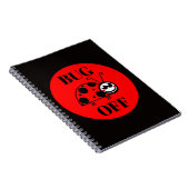 Bug Off Notizbuch Notizblock (Rechte Seite)
