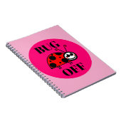 Bug Off Notizbuch Notizblock (Rechte Seite)