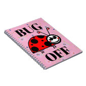 Bug Off Notizbuch Notizblock (Rechte Seite)