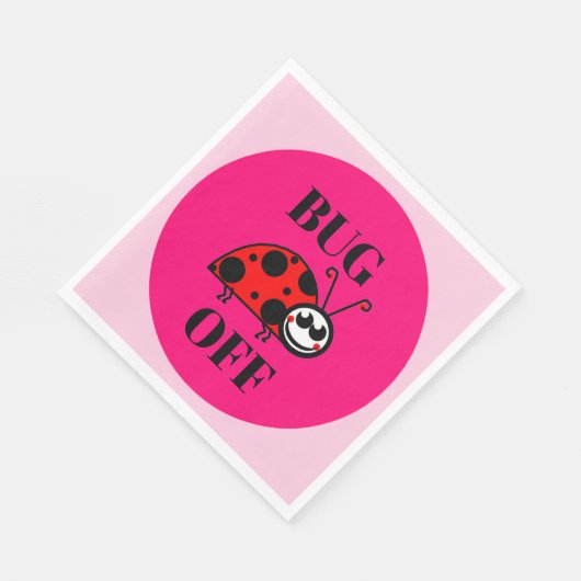 Bug Off Papier Serviette (Ecke)