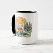 Bug-Out Boss Camper Van Adventure in den Bergen Tasse (Vorderseite Links)