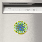 "BUG OUT" MANDALA MAGNET (In Situ (Geschirrspüler))