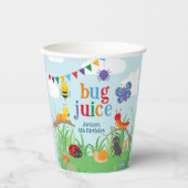 Bug Party Bug Juice Birthday Niedlich Paper Cup Pappbecher (Vorderseite)