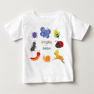 Bug Party Niedlich farbig Baby T-shirt