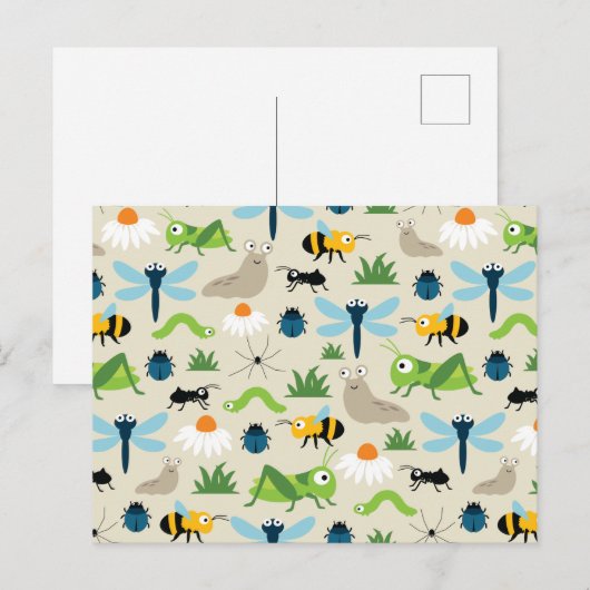Bug Postkarte (Vorne/Hinten)