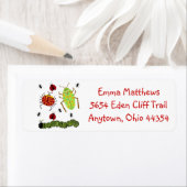 Bug-Rücksendeadressen-Aufkleber (Insitu)