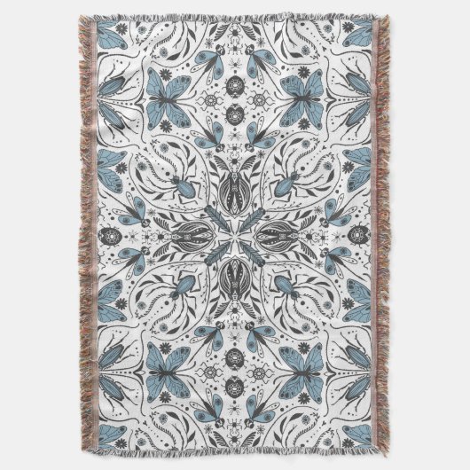 Bug, schwarz und blau decke (Vorderseite Vertikal)