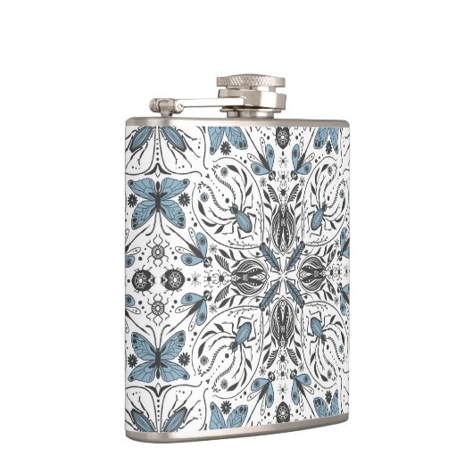 Bug, schwarz und blau flachmann (Rechts)