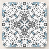 Bug, schwarz und blau getränkeuntersetzer (Vorderseite)