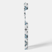 Bug, schwarz und blau iPhone hülle (Linke Seite)