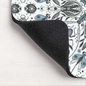 Bug, schwarz und blau mousepad (Ecke)