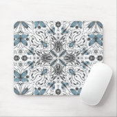 Bug, schwarz und blau mousepad (Mit Mouse)