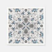 Bug, schwarz und blau serviette (Vorderseite)