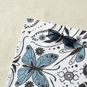 Bug, schwarz und blau strandtuch (Beispiel)