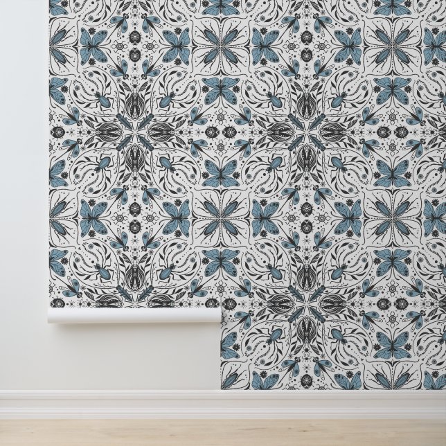 Bug, schwarz und blau tapete (Anwendung)