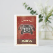 Bug: Skorcher-Postkarten Postkarte (Stehend Vorderseite)