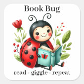 Bug Sticker Adorable Ladybug Bug Stickers (Vorderseite)