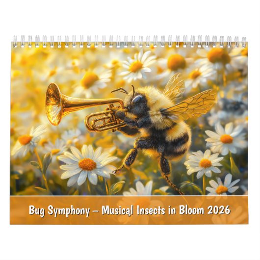 Bug Symphony – Musical Insects in Bloom 2026 Kalender (Titelbild)